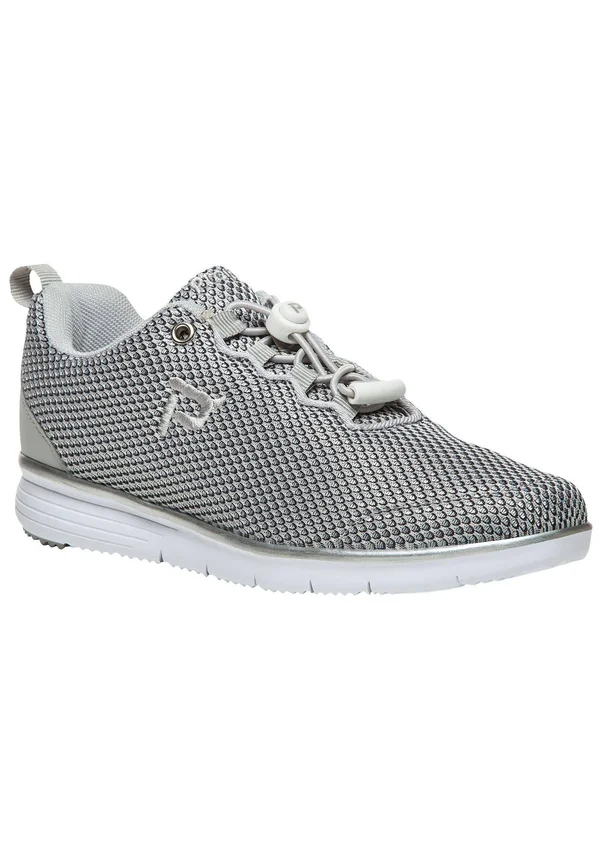Propet Women's TravelFit Prestige Silver/Black 9.5 W
