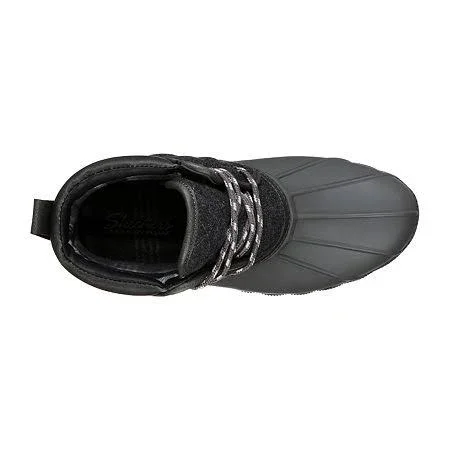 Skechers Women's Pond Lil Puddles Duck Boot, Charcoal