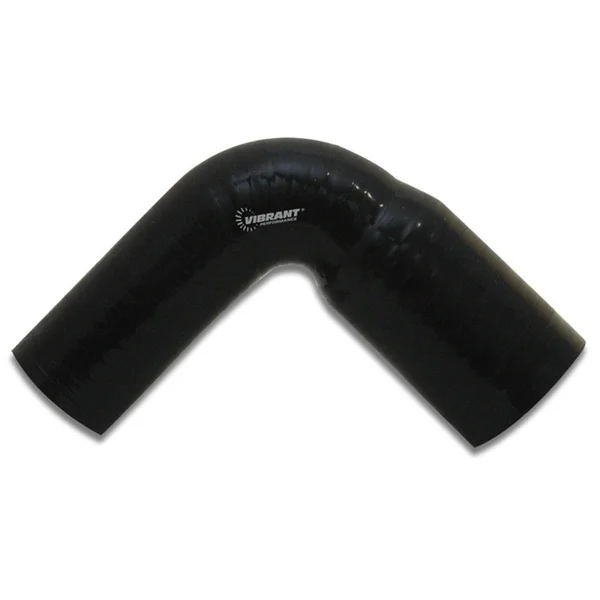 Vibrant Performance 2782 4 Ply 90 Degree Reducer Elbow - Black