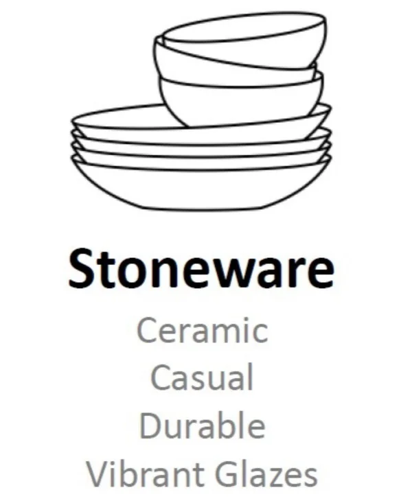 Denby Halo 12 Piece Dinnerware Set - Service for 4 - Black
