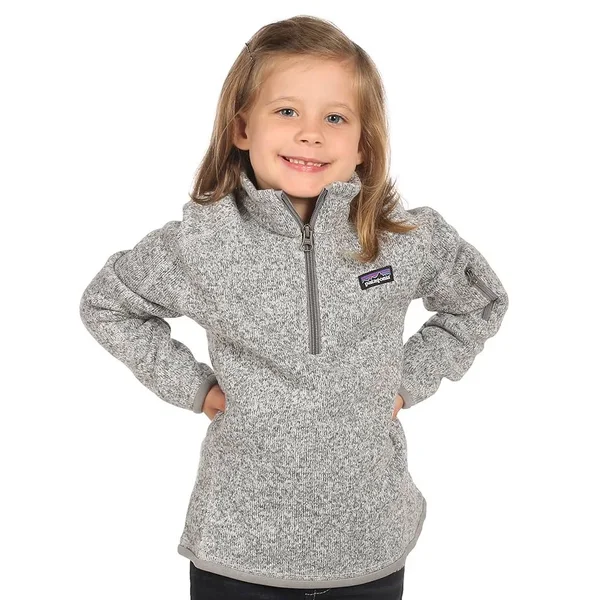 Patagonia Better Sweater 1/4 Zip Girls& - Birch White - X-Small