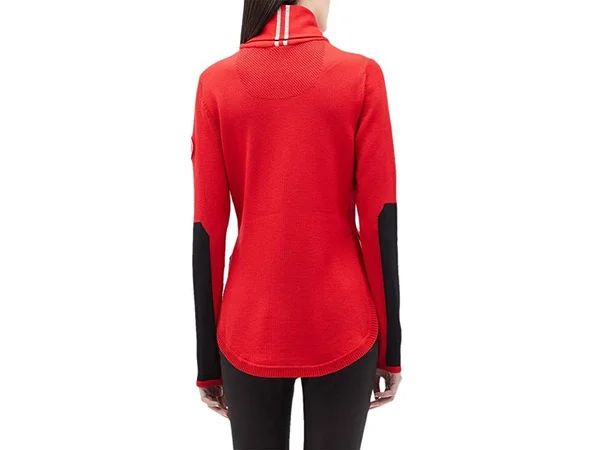 Canada Goose Fairhaven ¼ Zip Sweater (Women - Red, XS)