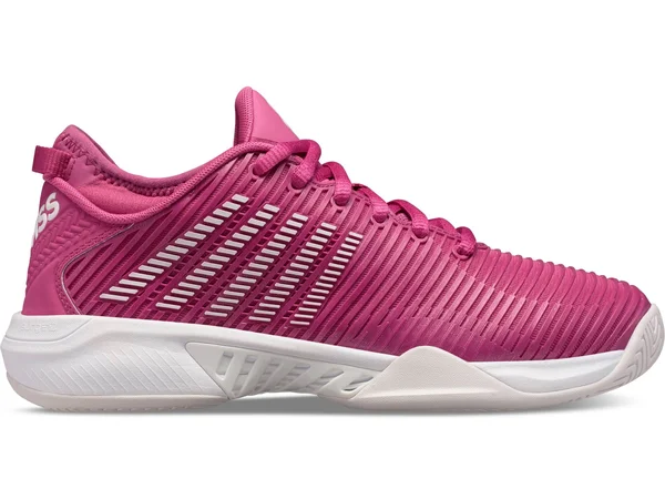 K-Swiss Women's Hypercourt Supreme Tennis Shoe (Cactus Flower/Nimbus Cloud/White, 9)