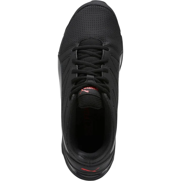Puma Men's Tazon Modern Softfoam Running Shoes (Black/Red) - Size 11.0 D