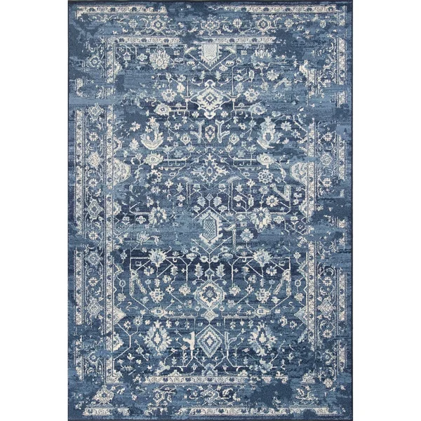 Kas Bob Mackie Home Vintage 1308 Grey Marrakesh Area Rug - 3&3x22 x 4&11x22