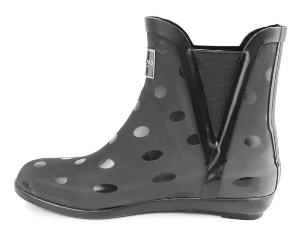 London Fog Women's Piccadilly Rain Boot - Black Dot