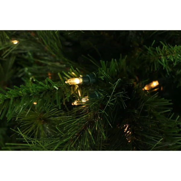 Fraser Hill Farm 6.5 ft. Canyon Pine Christmas Tree with Clear LED Lighting