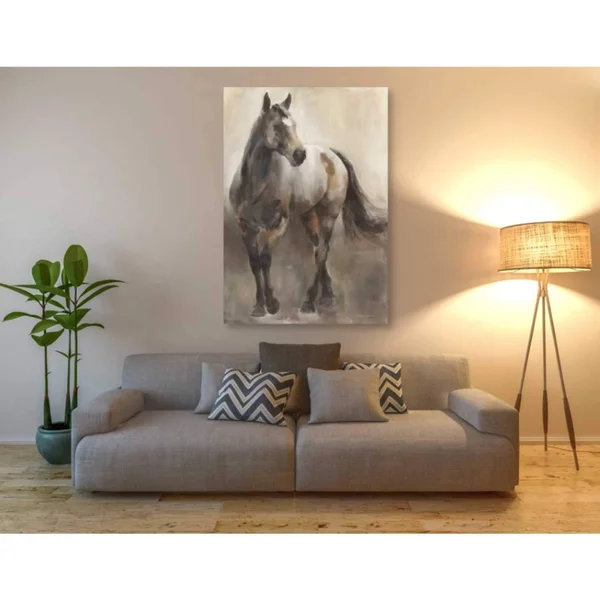 Epic Graffiti Copper and Nickel by Marilyn Hageman - Giclee Canvas Wall Art, 12x22x18x22 18x22 x 26x22