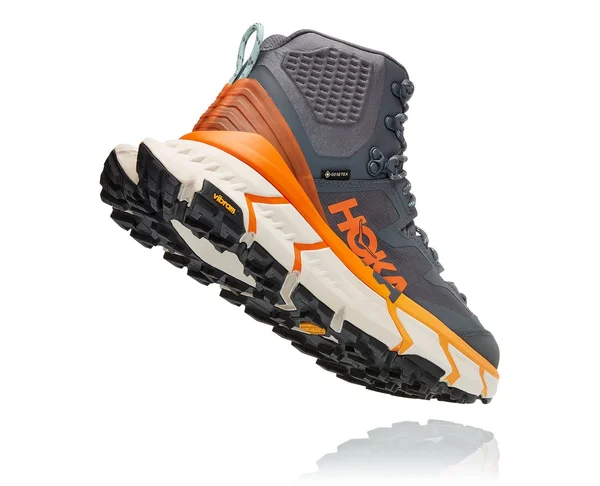 Hoka One One Tennine Hike GORE-TEX Hiking Boot Men's - Castlerock/Persimmon Orange, 10.5