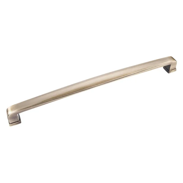 Jeffrey Alexander 1092-12AB Milan 1 Appliance Pull - Brushed Antique Brass