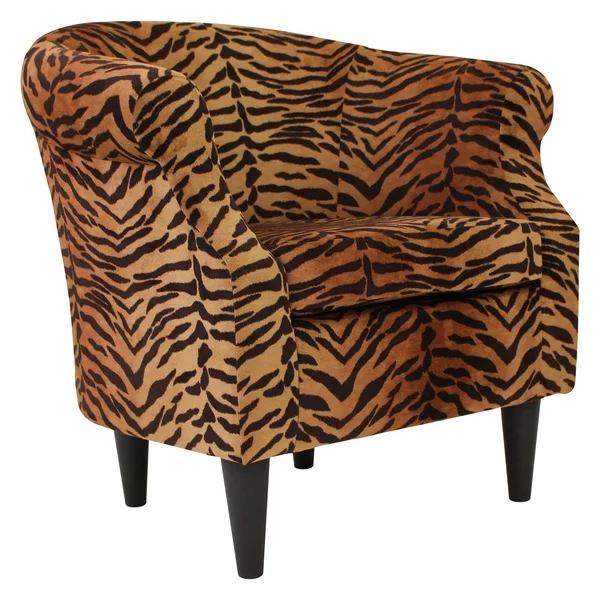 Fox Hill Nikole Tiger Print Club Chair