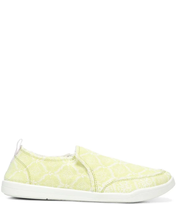 Vionic Malibu Mosaic Canvas Washable Slip-On Sneakers - 10m