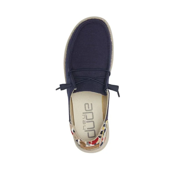 Hey Dude Wendy Funk Women's Shoes Chambray Navy : 9 M