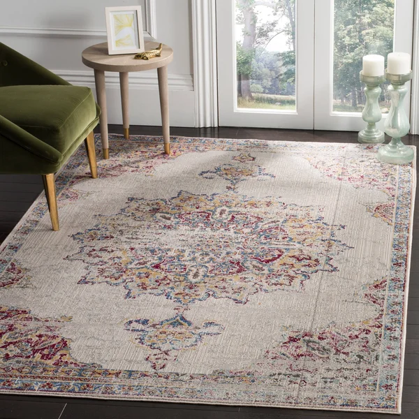 Safavieh Aria 103 Area Rug - Creme, Red, 5&1x22 x 7&6x22 Rectangle