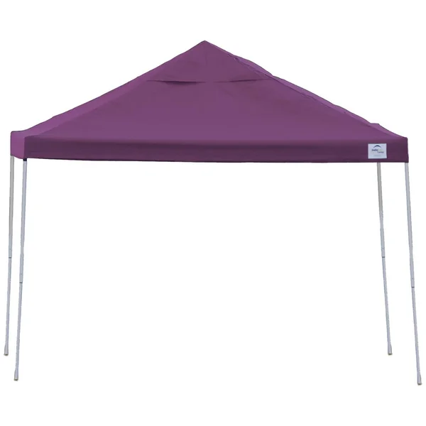 ShelterLogic 12 ft. x 12 ft. Pro Pop Up Canopy, Straight Leg, White