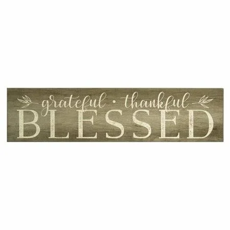 Grateful - Thankful, Blessed Wall dcor