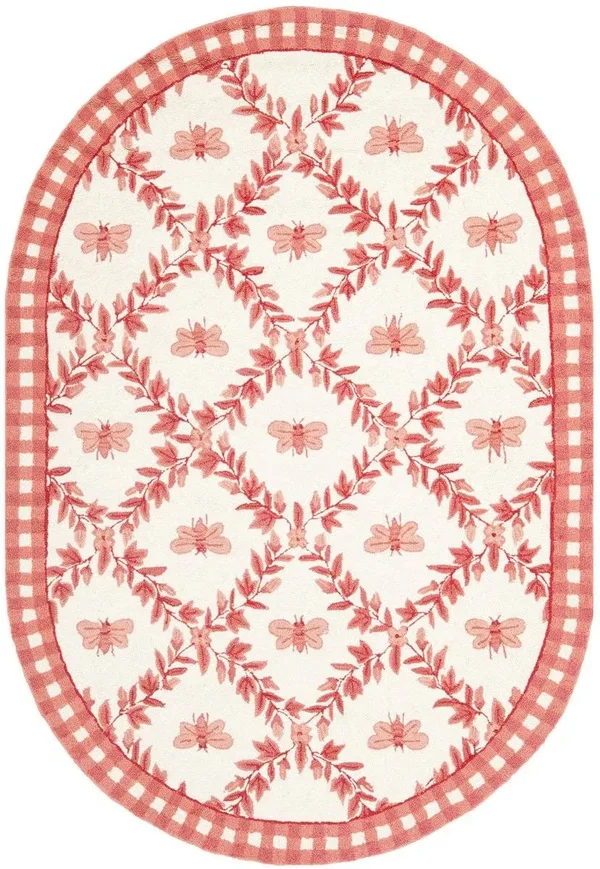 Safavieh Chelsea HK55C 8&9x22 x 11&9x22 Ivory - Rose Area Rug