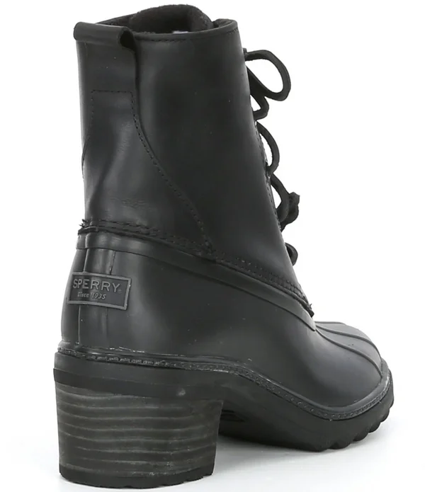 Sperry Women's Saltwater Heel Leather Duck Boots