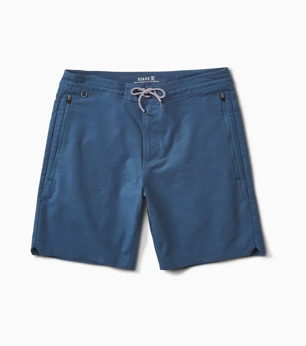 Layover Stretch Travel Shorts 19x22 Indigo - 28