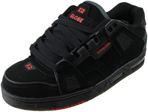 Globe Sabre Skate Shoes Mens - 11.5 Black/Charcoal/Red