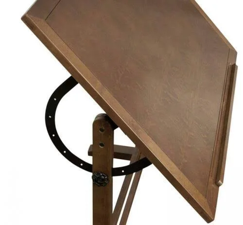 Studio Designs 13305 Vintage Drafting Table - 42 in, Rustic Oak
