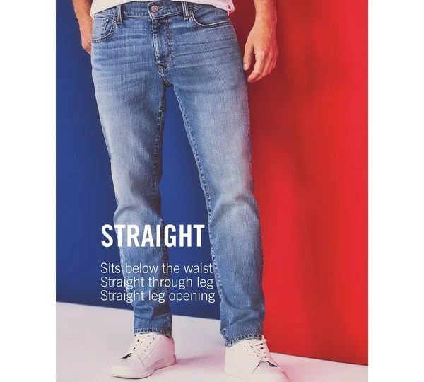 Tommy Hilfiger Men's THD Straight Fit Jeans