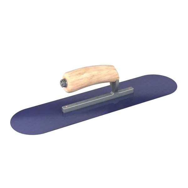 Bon Tool 16 in. x 4 in. Blue Steel Pool Trowel with Wood Handle - 66-166