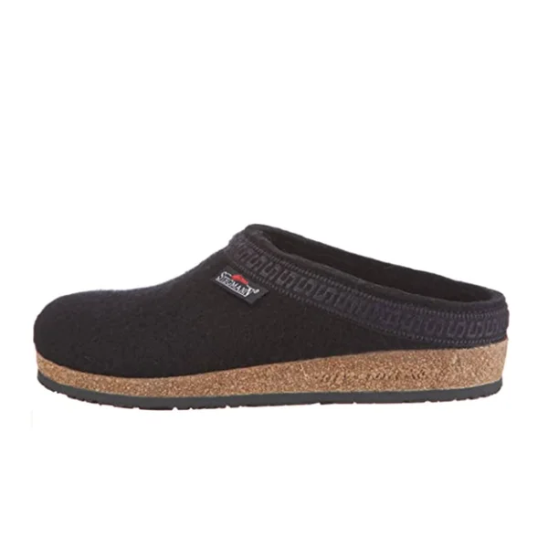 Women's Stegmann Wool Felt Cork Clog Slipper - Size: 11, Black