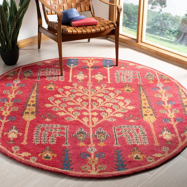 Safavieh Heritage 418 Red/Multi 8& x 10& Area Rug