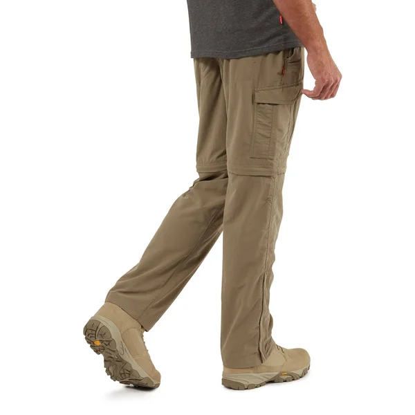Craghoppers Mens NosiLife Convertible II Pants, 33S, Pebble