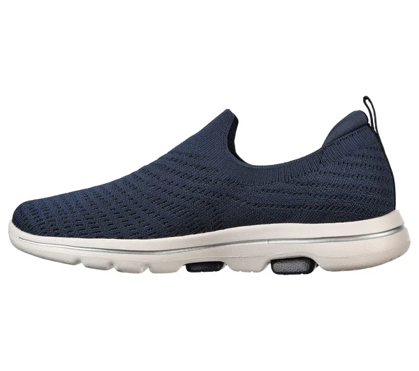Skechers GOwalk 5 - Coastal View Navy - White - Size 10.0