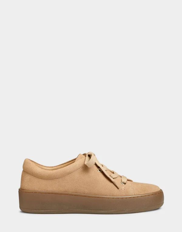 Aerosoles Women's Term Paper Sneaker - Taupe Suede