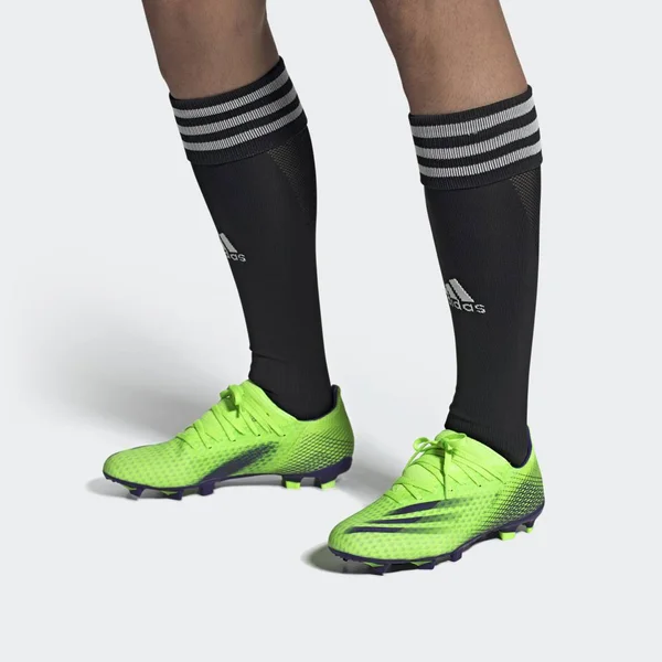 Adidas Men's x Ghosted.3 Firm Ground Soccer Cleats, Green