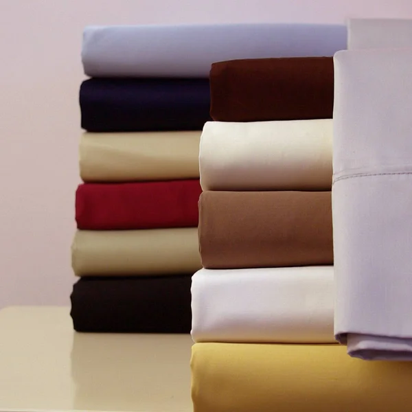 Royal Tradition Attached Waterbed Sheets Solid 100-percent Cotton 300 Thread Count: Queen - Gold