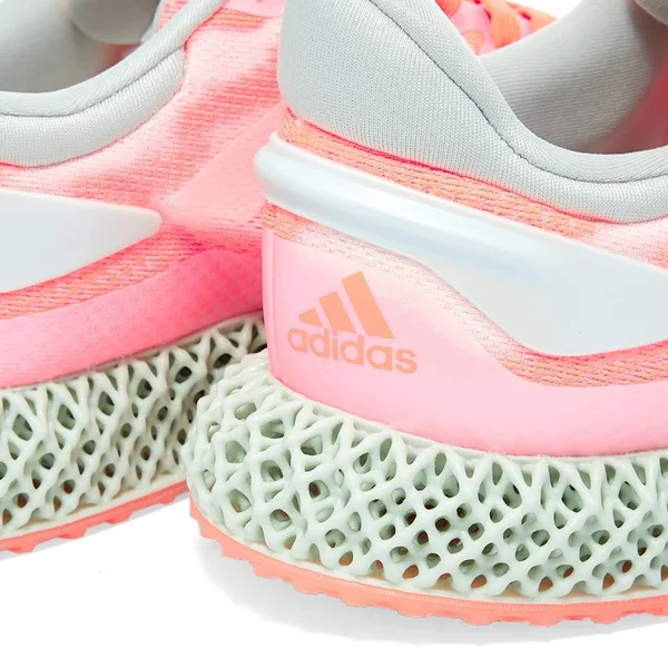 Adidas 4D Run 1.0 Footwear White Signal Coral - Size 8.5 Men