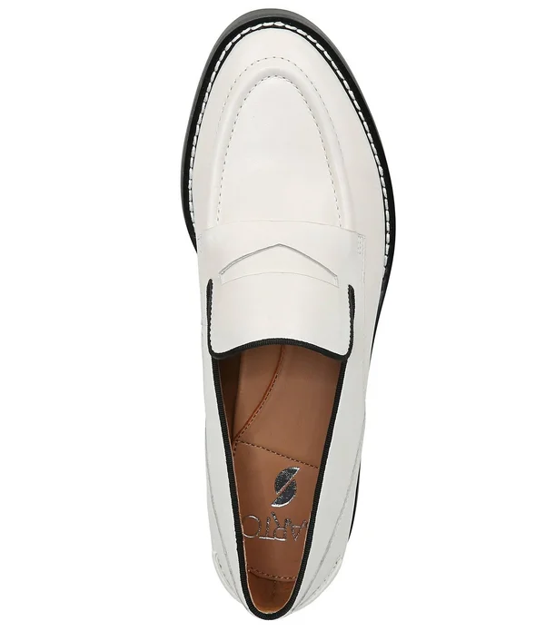 Franco Sarto Tivoli Leather Loafer, White, 7.5