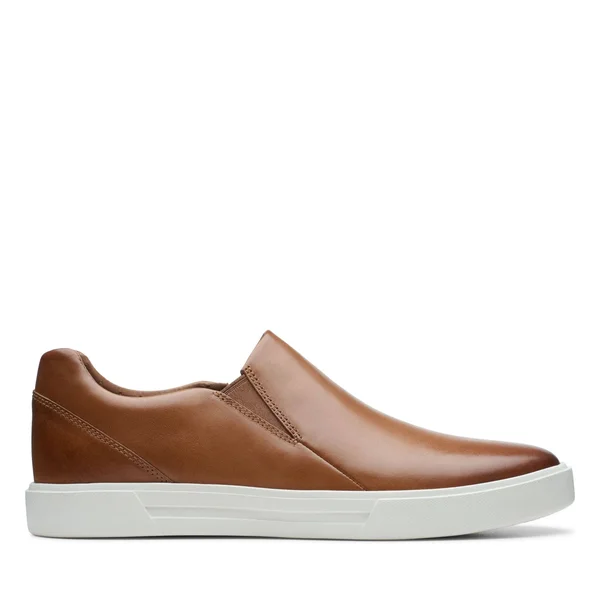 Clarks Men's Un Costa Step Sneaker, Size: 9, Tan Leather