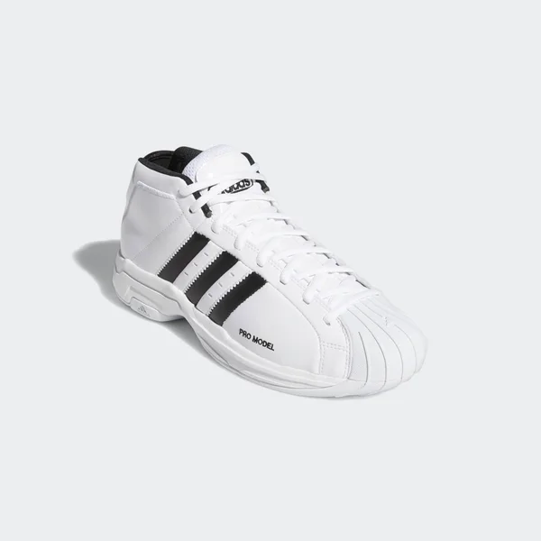 Adidas Pro Model 2g Basketball Shoes - Men's, White