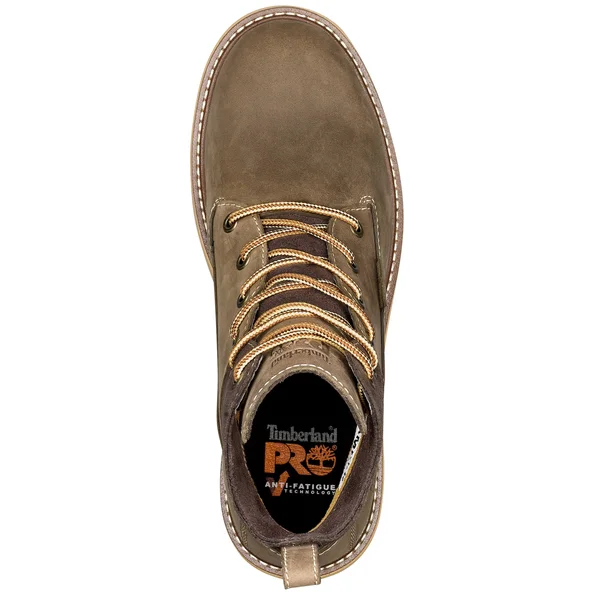 Timberland Women's Pro Hightower 6-Inch Soft-Toe Waterproof Work Boots, Brown, 9