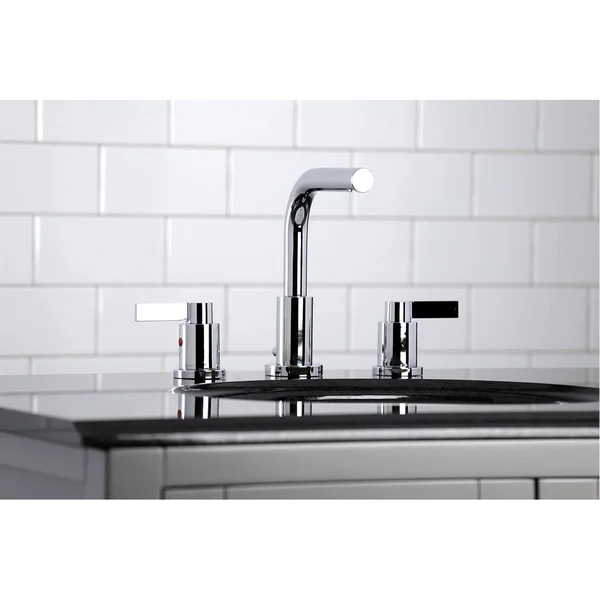 Kingston Brass FSC8958NDL 8 in. Widespread Bathroom Faucet, Brushed Nickel