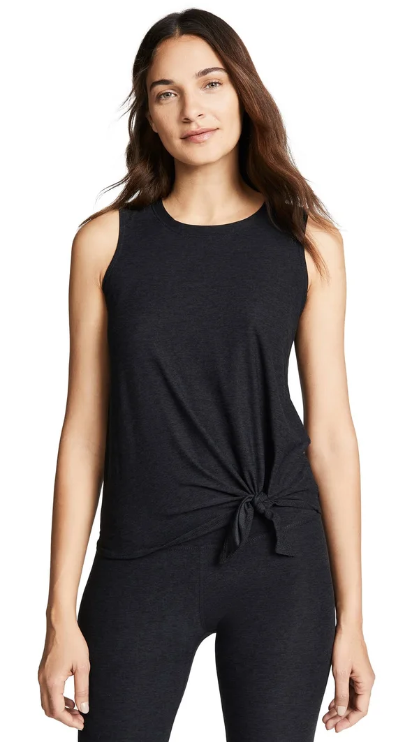 Beyond Yoga All for Ties Tank Top - Women's Darkest Night, L