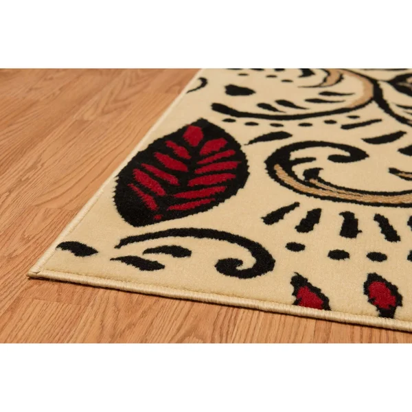 Westfield Home Montclaire Ginger Red Area Rug - 5&3x22 x 7&2x22
