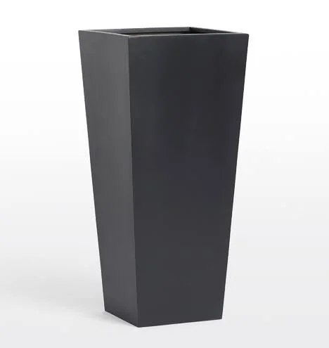 Modern Fiberstone Tapered Planter - Outdoor - Outdoor Decor - Rejuvenation