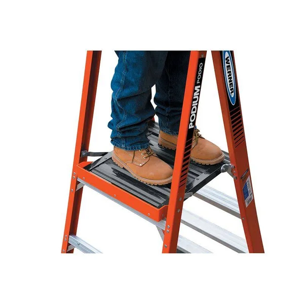 Werner 12ft Reach Height Fiberglass Podium Ladder 6ft Type iA PDIA06