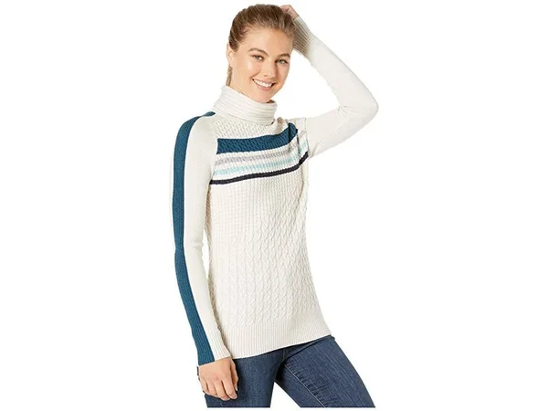Smartwool Dacono Ski Sweater Women's, Moonbeam Heather, S