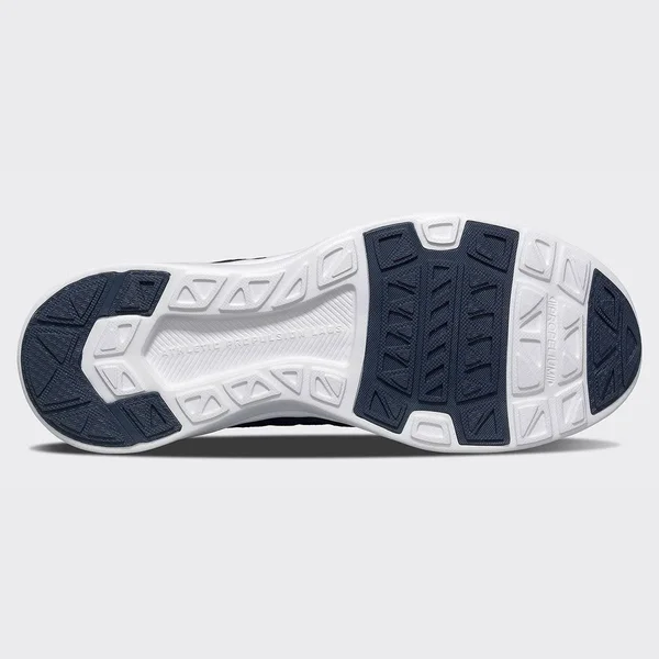 APL Women's Techloom Wave Navy/White Shoes in Size 8 - Athletic Propulsion Labs