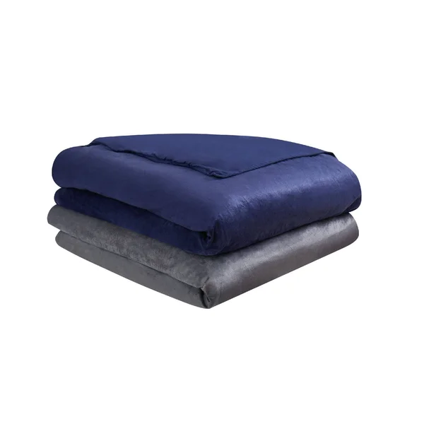 London Fog Weighted Blanket, Grey, 15 lbs
