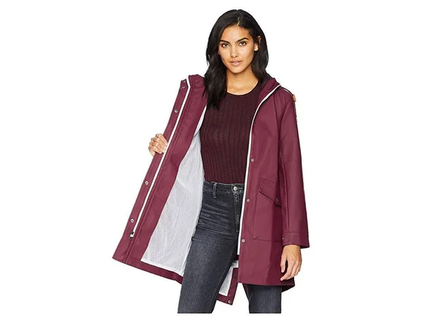 Levi&s Fishtail Two-Pocket Parka (wine) Women's Coat