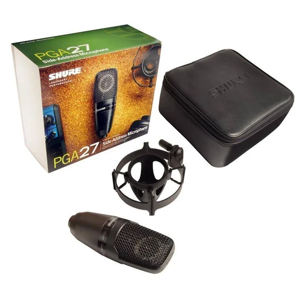 Shure PGA27 LC Large Diaphragm Side Address Cardioid Condenser Microphone