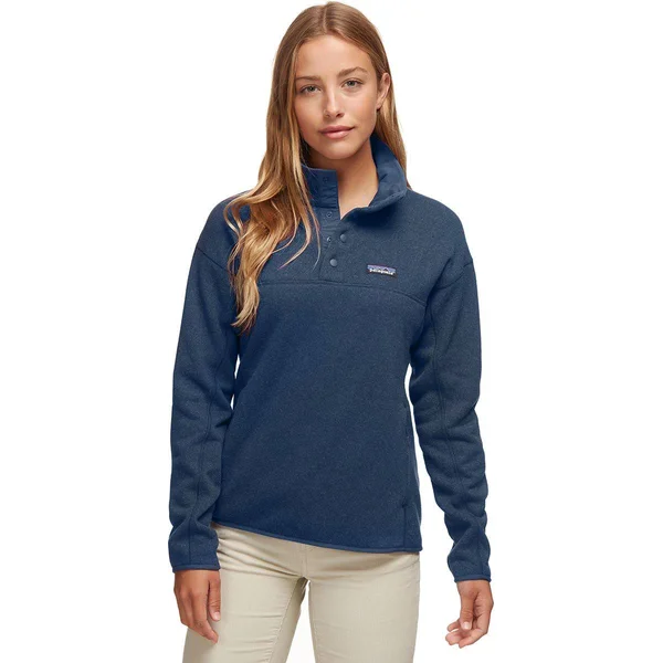 Patagonia Lightweight Better Sweater Marsupial Pullover - Women's Woolly Blue, XL